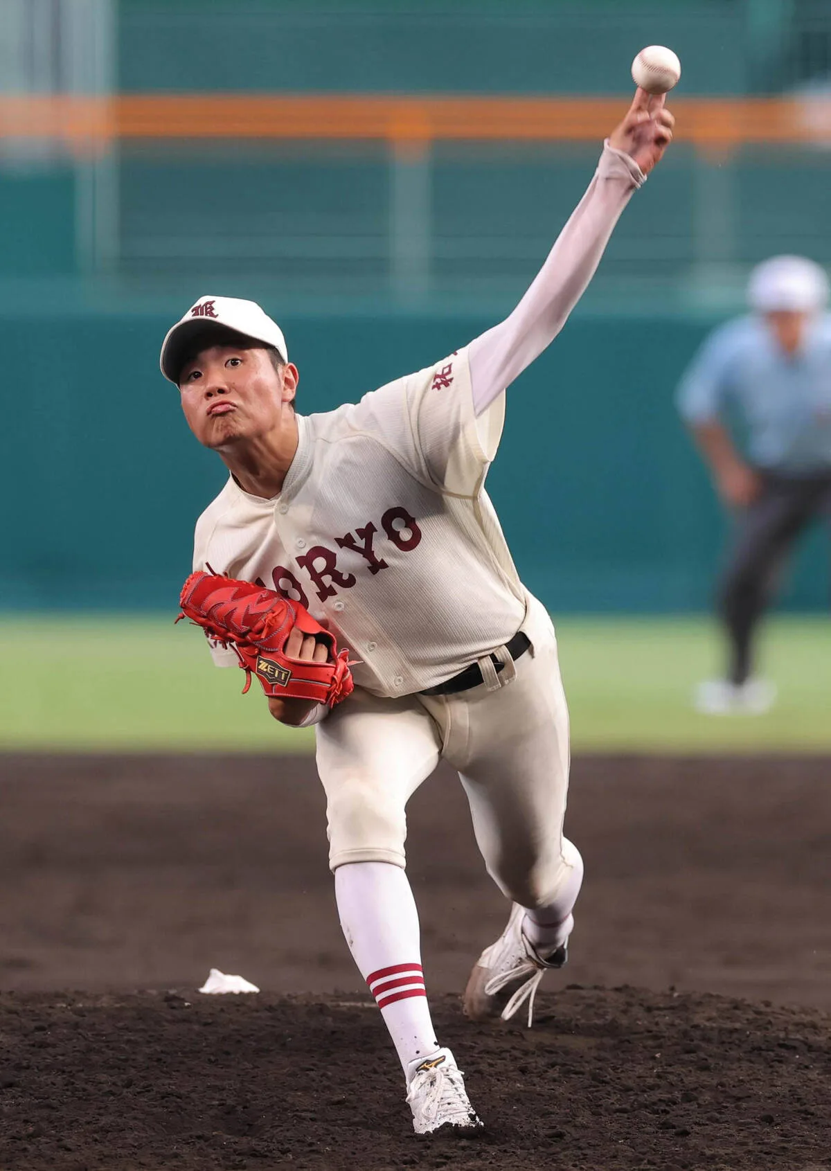 拓大紅陵・二宮楽、涙のエール「頑張れよ」後輩・福井勇翔に投げ合い敗れる