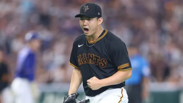 小笠原慎之介、東京ドームでプロ初三塁打！メジャー帰り左腕が魅せた激走
